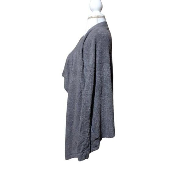 Barefoot Dream Bamboo Chic Open Cardigan With Pockets Grey Long Sleeves  XS/S - Picture 6 of 10